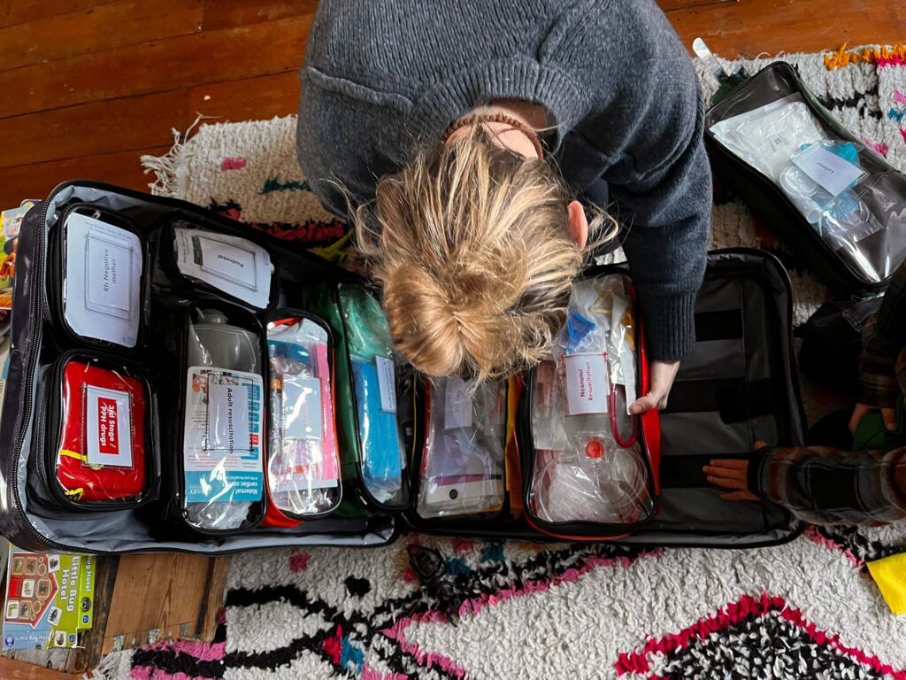 home birth midwife equipment bag 